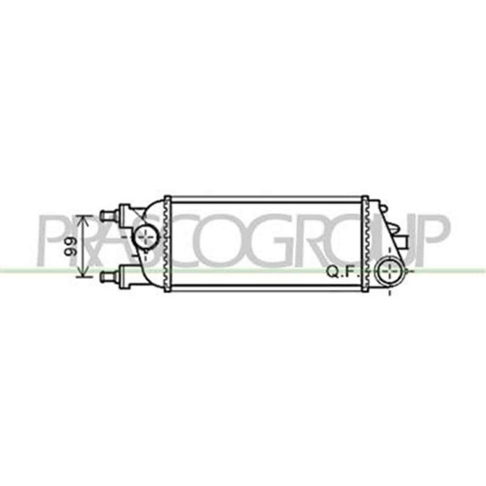 LA004N001_1.JPG Intercooler Per Lancia Ypsilon Dal 2011 Al 2015