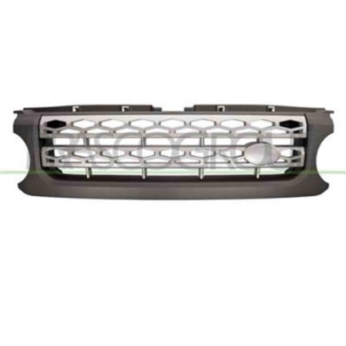 LR0322001_1.JPG Griglia Radiatore Grigio Scuro/argento Per Land Rover Discovery Iv (lr4) Dal 2010 Al 2014