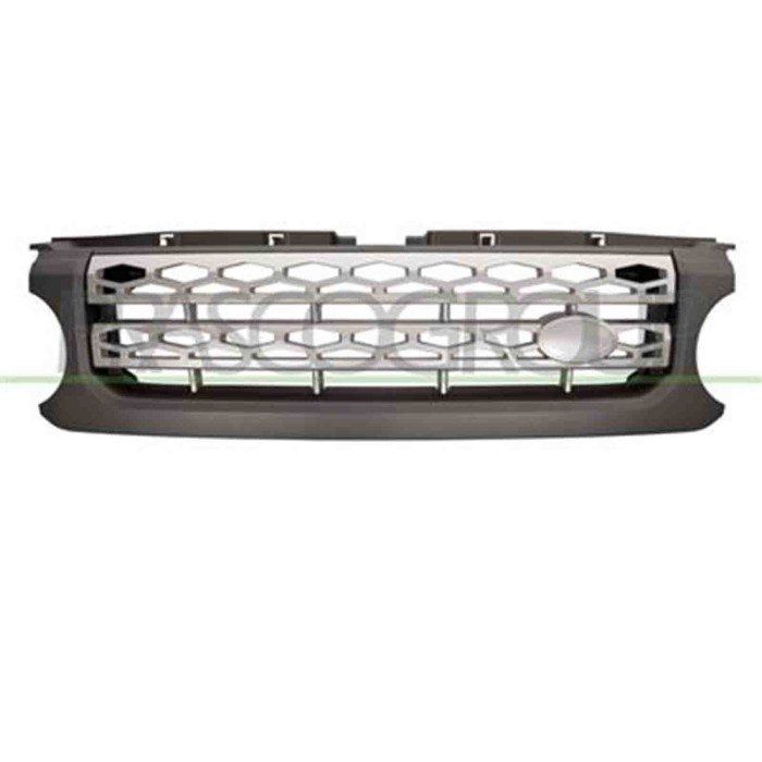 LR0322001_1.JPG Griglia Radiatore Grigio Scuro/argento Per Land Rover Discovery Iv (lr4) Dal 2010 Al 2014