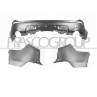 Paraurti Posteriore Nero/goffrato Con Fori Pdc+supporti Per Land Rover Discovery Sport - L550 Dal 2016 Al 2020