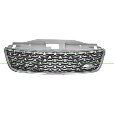 LR0382001_1.JPG Griglia Radiatore Verniciata Nero Lucida Per Land Rover Discovery V (l462) Dal 2017 Al 2020