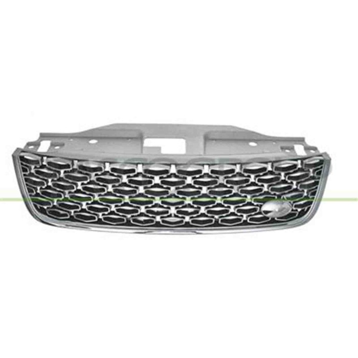 LR0382001_1.JPG Griglia Radiatore Verniciata Nero Lucida Per Land Rover Discovery V (l462) Dal 2017 Al 2020