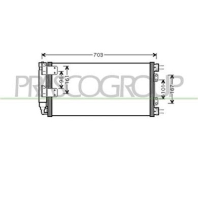 LR717C001_1.JPG Condensatore Per Land Rover Freelander Dal 2003 Al 2006
