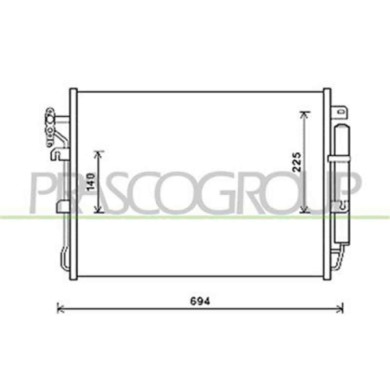 LR800C001_1.JPG Condensatore Per Land Rover Range Rover - Sport - L320 Dal 2005 Al 2009