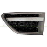 Griglia Grigio Scuro/argento/nera Parafango Anteriore Sinistro Per Land Rover Range Rover - Sport - L320 Dal 2010 Al 2013