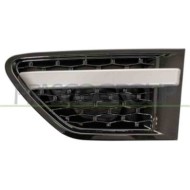 Griglia Nera Lucida/argento Parafango Anteriore Sinistro Per Land Rover Range Rover - Sport - L320 Dal 2010 Al 2013
