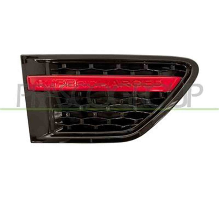 GUIDA_ALLA_SCELTA.JPG Griglia Nera/rossa Parafango Anteriore Destro Per Land Rover Range Rover - Sport - L320 Dal 2010 Al 2013