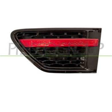 GUIDA_ALLA_SCELTA.JPG Griglia Nera/rossa Parafango Anteriore Sinistro Per Land Rover Range Rover - Sport - L320 Dal 2010 Al 2013