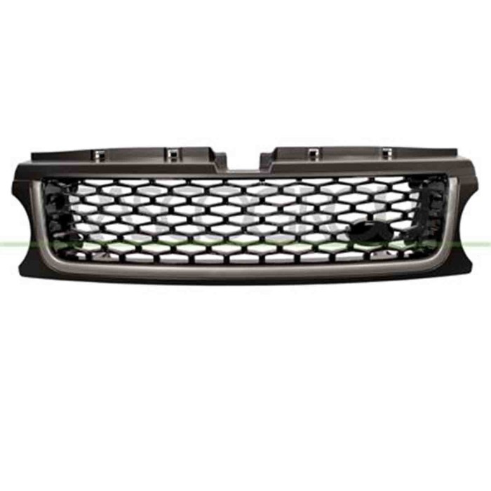 LR8022001_1.JPG Griglia Radiatore Nera Lucida/grigio/argento Per Land Rover Range Rover - Sport - L320 Dal 2010 Al 2013