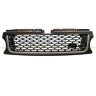 Griglia Radiatore Nera Lucida/grigio/argento Per Land Rover Range Rover - Sport - L320 Dal 2010 Al 2013