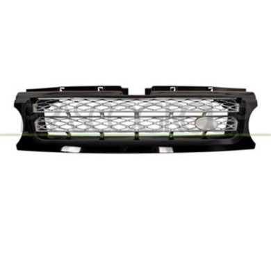 LR8022012_1.JPG Griglia Radiatore Verniciata Argento/nera Per Land Rover Range Rover - Sport - L320 Dal 2010 Al 2013