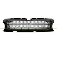 LR8022012_1.JPG Griglia Radiatore Verniciata Argento/nera Per Land Rover Range Rover - Sport - L320 Dal 2010 Al 2013