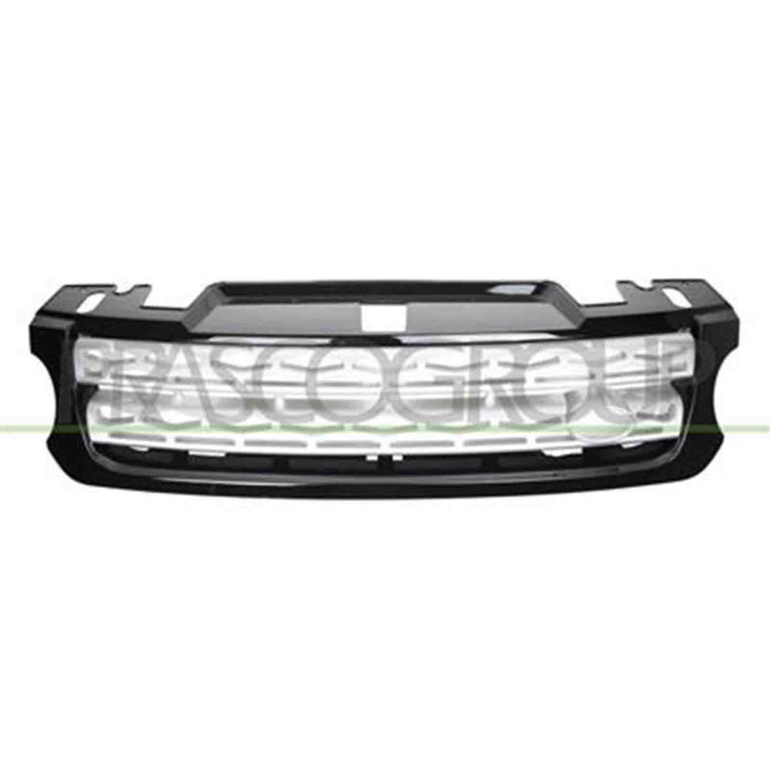 LR8042001_1.JPG Griglia Radiatore Nera Lucida/argento Per Land Rover Range Rover - Sport - L494 Dal 2013 Al 2017