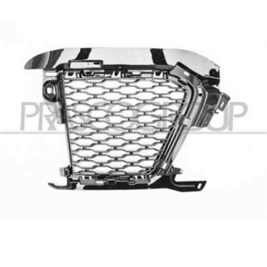 LR8062103_2.JPG Griglia Destra Paraurti Nera Lucida Per Land Rover Range Rover - Sport - L494 Dal 2017 Al 2022