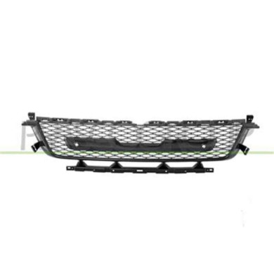 LR8062120_1.JPG Griglia Centrale Paraurti Anteriore Per Land Rover Range Rover - Sport - L494 Dal 2017 Al 2022