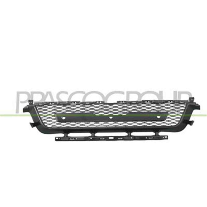 LR8062130_1.JPG Griglia Centrale Paraurti Verniciata Nero Lucido Per Land Rover Range Rover - Sport - L494 Dal 2017 Al 2022