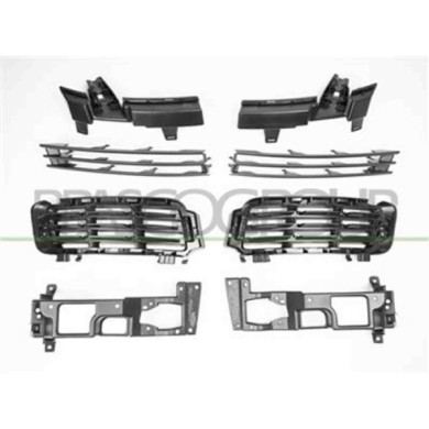 GUIDA_ALLA_SCELTA.JPG Kit Griglie Paraurti Anteriore (destra+sinistra) 8pezzi Per Land Rover Range Rover - L405 Dal 2012 Al 2017