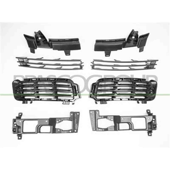 GUIDA_ALLA_SCELTA.JPG Kit Griglie Paraurti Anteriore (destra+sinistra) 8pezzi Per Land Rover Range Rover - L405 Dal 2012 Al 2017