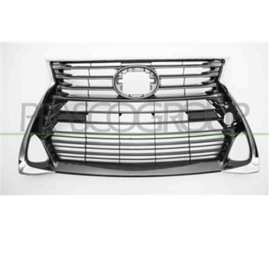LS4282001_1.JPG Griglia Radiatore Nera Con Modanatura Cromata Per Lexus Gs (l10) Dal 2015