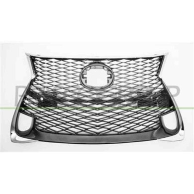 LS4282031_1.JPG Griglia Radiatore Nera Con Modanatura Cromata Con Fori Pdc Per Lexus Gs (l10) Dal 2015