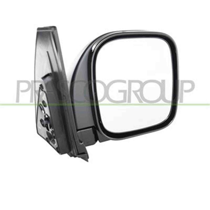 MB1597003_1.JPG Retrovisore Destro Manuale Nero Per Mitsubishi Pajero Dal 2001 Al 2002