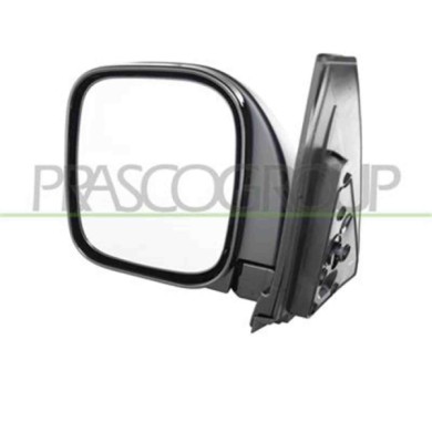 MB1597004_1.JPG Retrovisore Sinistro Manuale Nero Per Mitsubishi Pajero Dal 2001 Al 2002