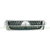 MB1602011_1.JPG Griglia Radiatore Cromata/nera Per Mitsubishi Pajero Dal 2003 Al 2006
