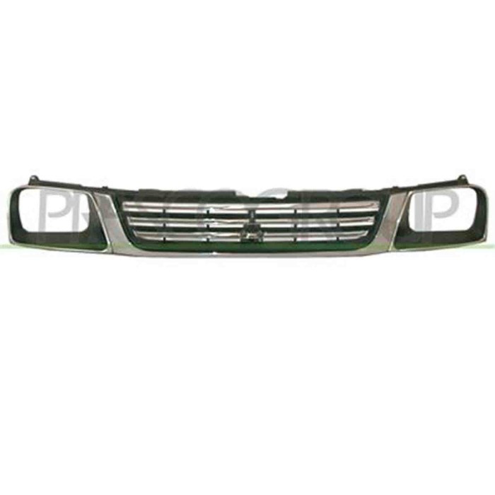 MB8152001_1.JPG Griglia Radiatore Cromata/nera Per Mitsubishi L200 - Strada Dal 1996 Al 2000