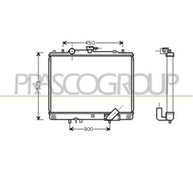 MB817R001_1.JPG Radiatore Per Mitsubishi L200 - Strada Dal 2001 Al 2003