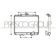 Radiatore Per Mitsubishi L200 - Strada Dal 2001 Al 2003