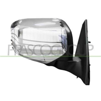 GUIDA_ALLA_SCELTA.JPG Retrovisore Destro Manuale Nero Per Mitsubishi L200 - Strada Dal 2005 Al 2010