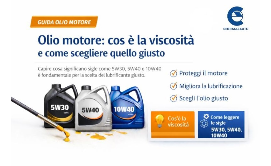 Cos’è la Viscosità dell’Olio Motore e Come Scegliere il Lubrificante Giusto per la Tua Auto