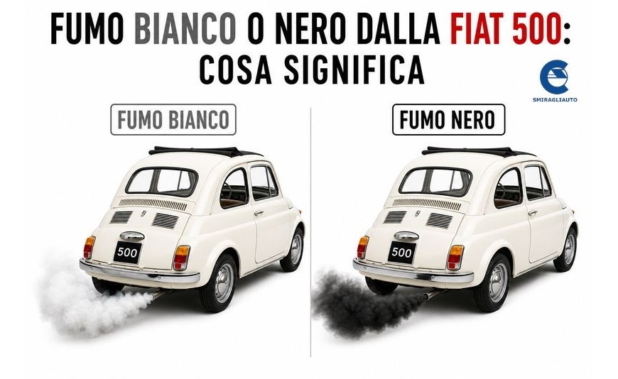 Fumo Bianco o Nero dalla Fiat 500: Cosa Significa