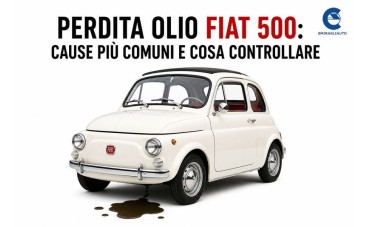 Perdita Olio Fiat 500: Cause Più Comuni e Cosa Controllare